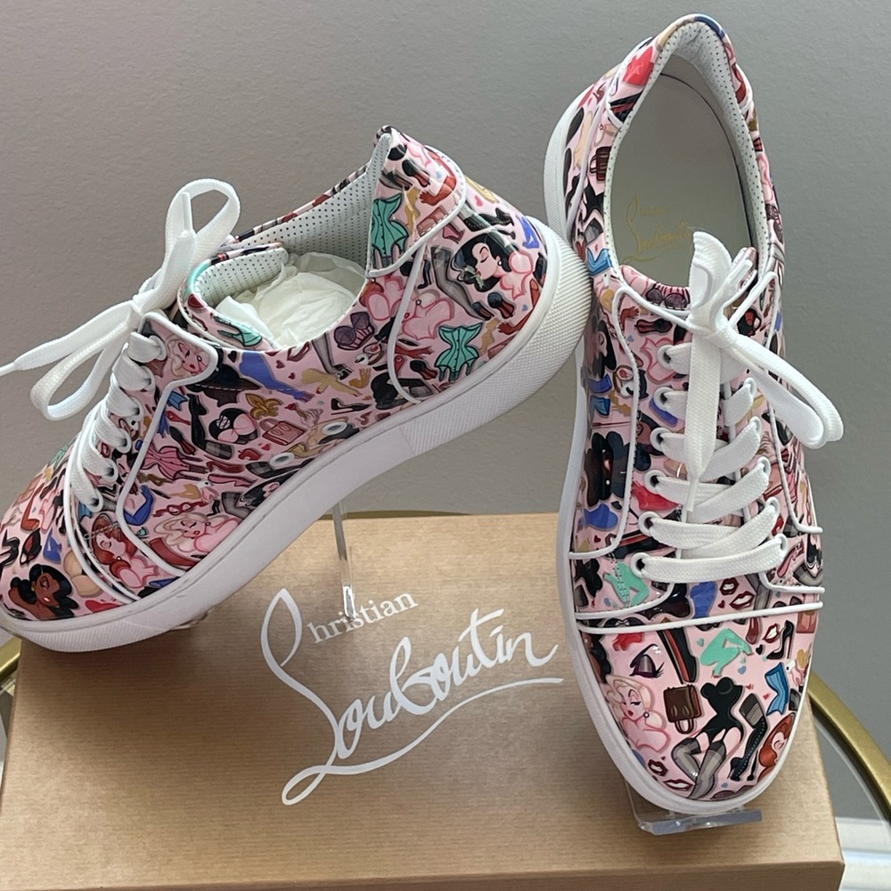 Multi colored Christian Louboutin pinup girl Women’s sneaker size 42